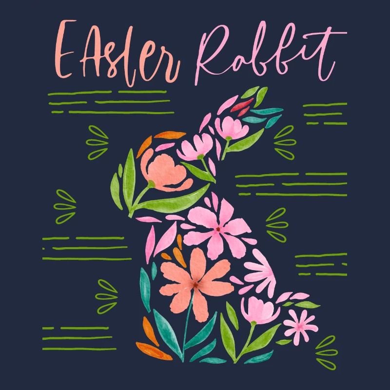 Easter , Floral Pattern, Easter Typography