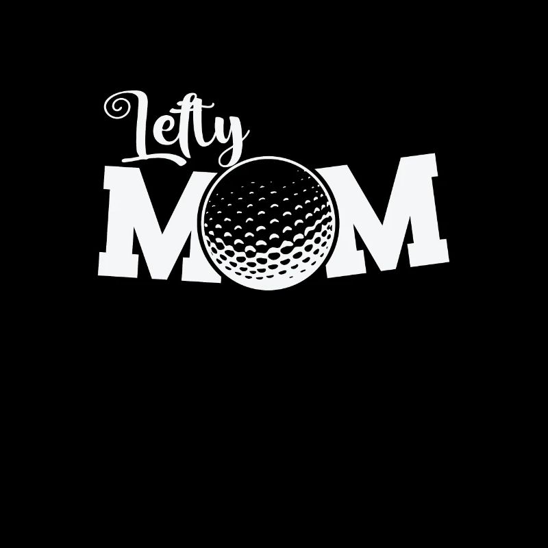 Lefty Mom by playing Golf Linkshänder