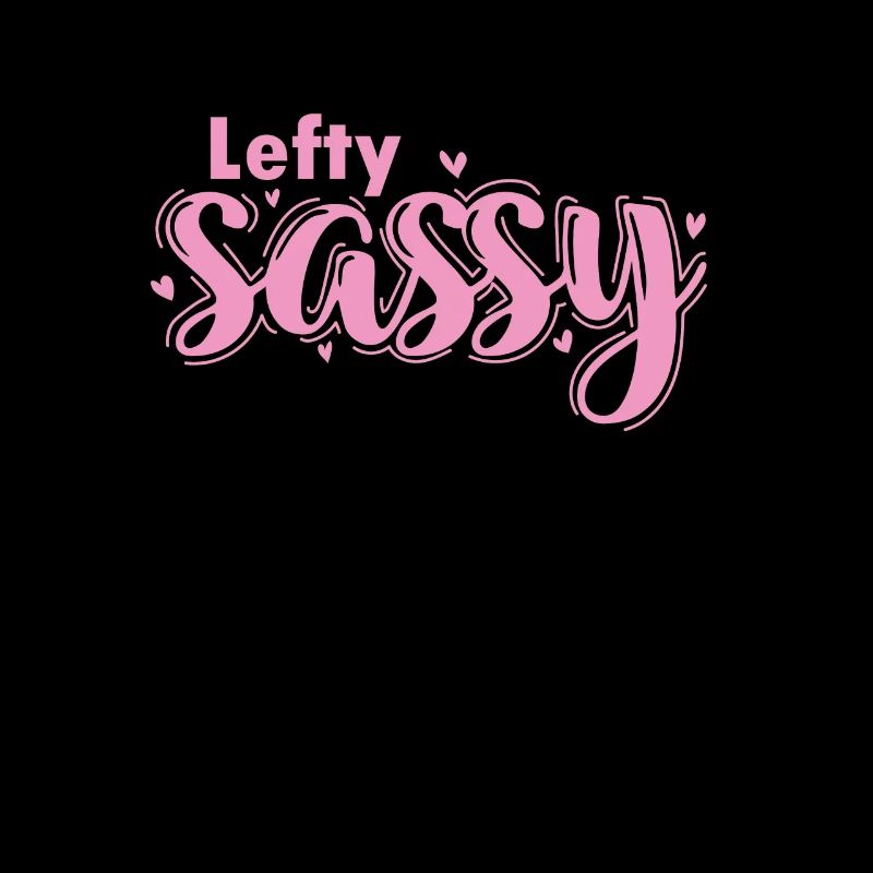 Lefty Sassy Linkshänder schreiben Gewohnheit