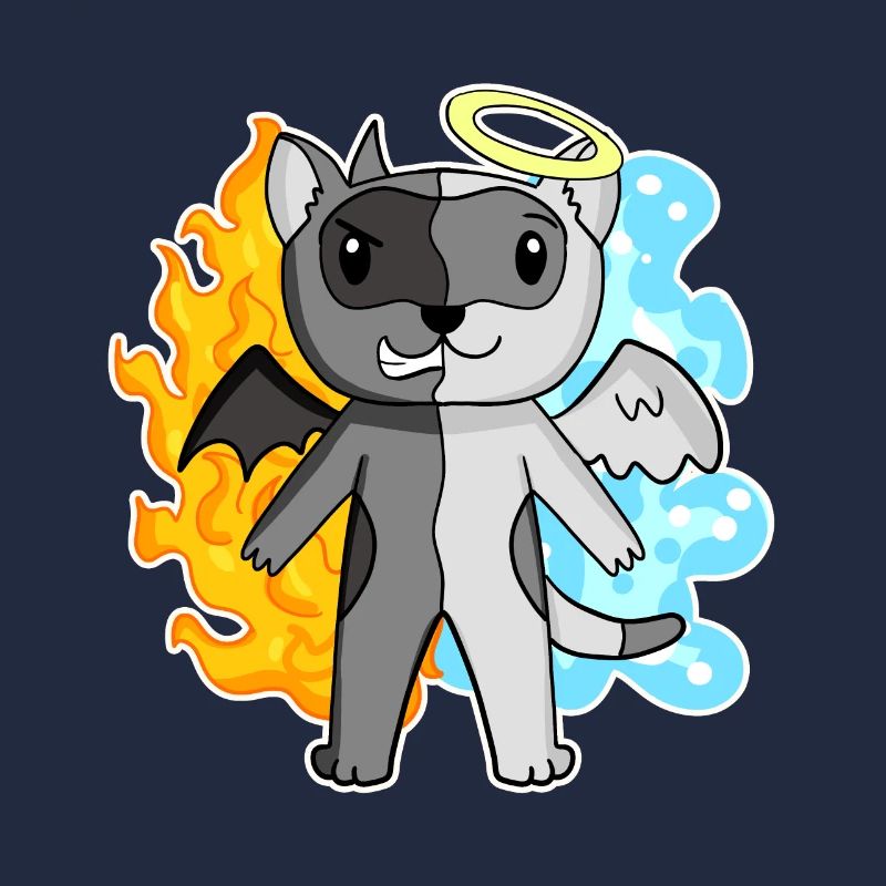 Cat Cat Breed Burma - Angel and Devil