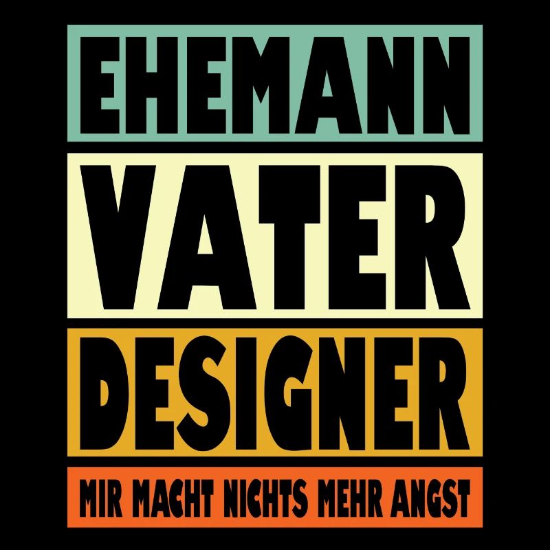 Designer Vater Ehemann Held