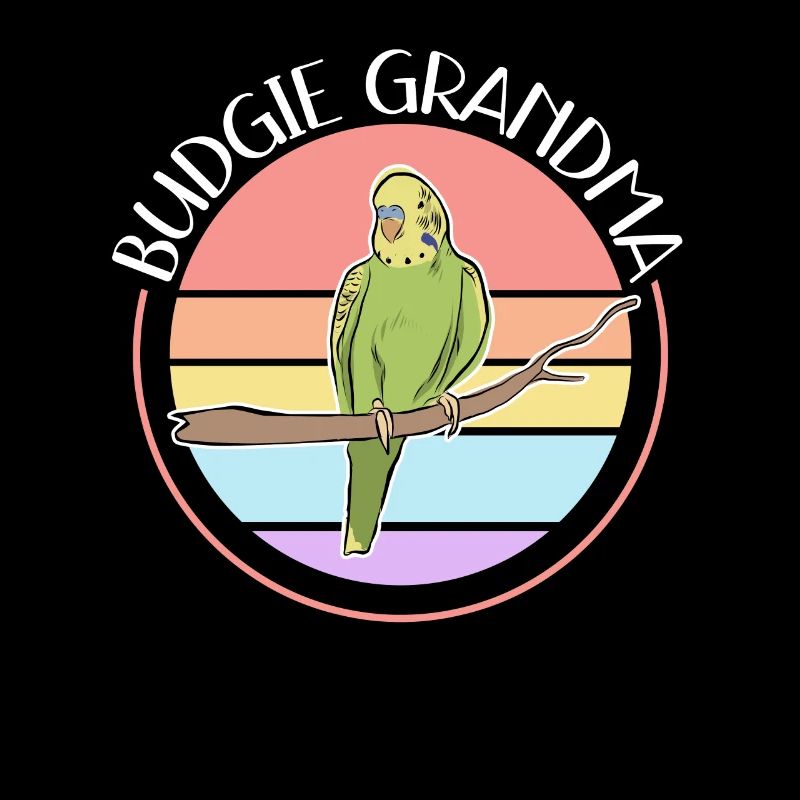 Budgerigar Grand-mère Budgerigars Cadeau