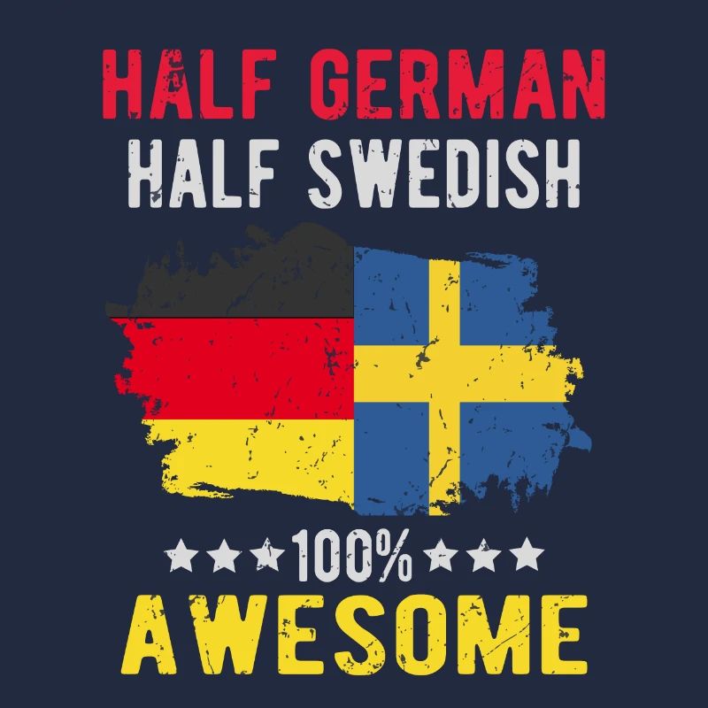 Half German half Swedish