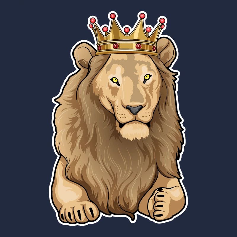 Löwe König Krone