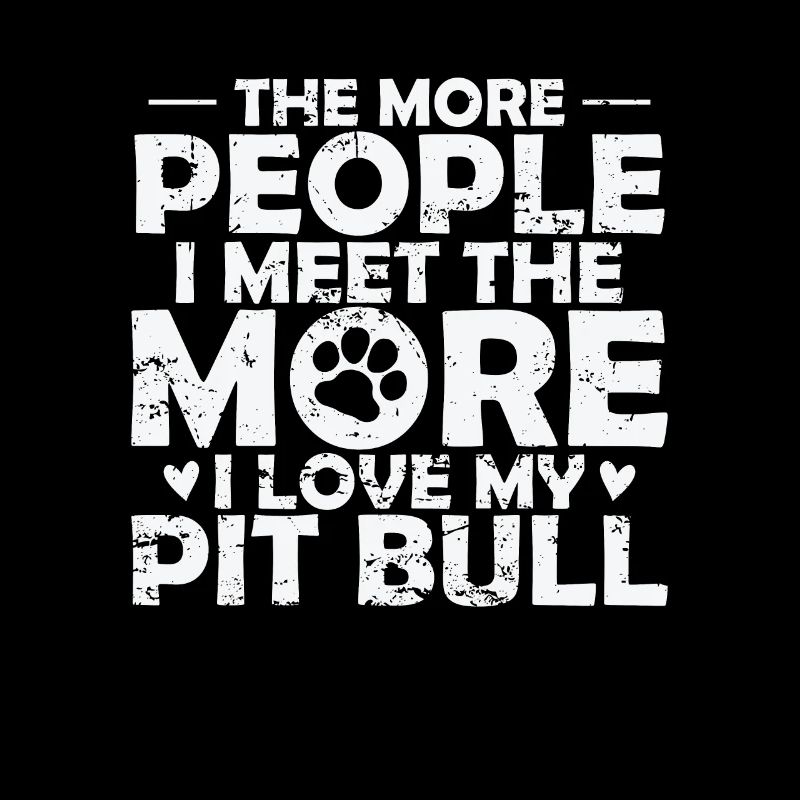 Less People More Pit Bulls Hundeliebe