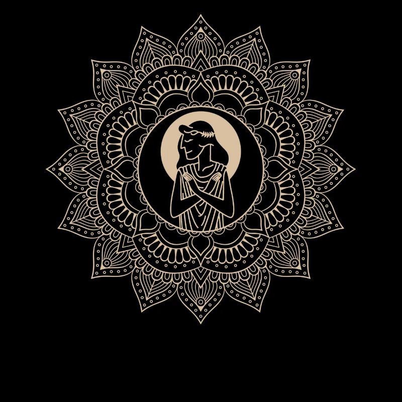 Jungfrau Sternzeichen Mandala