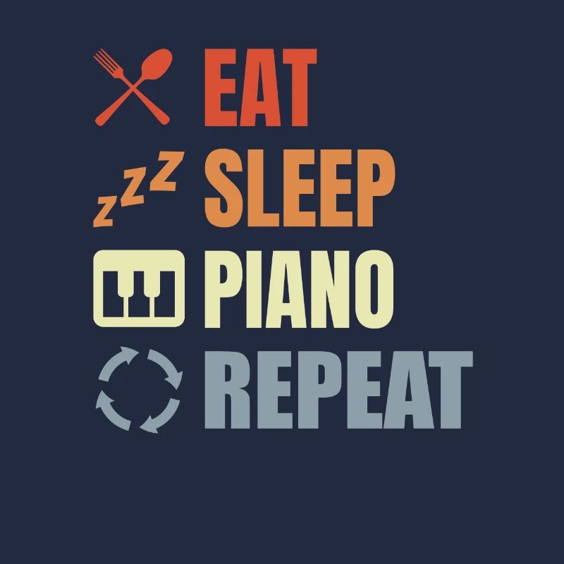 Manger Sleeping Piano Répéter