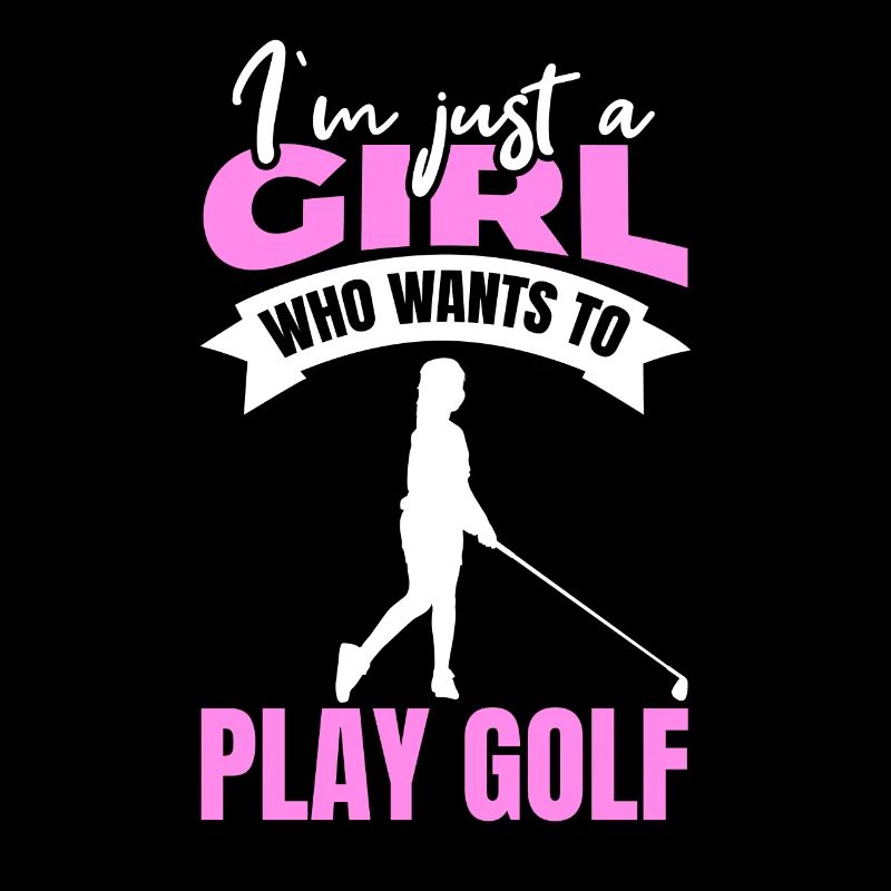 Golfer Mädchen