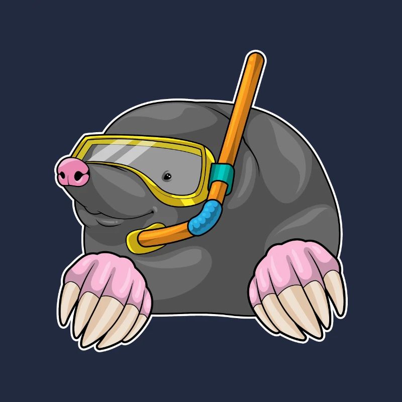 Mole Diver Snorkel Diving