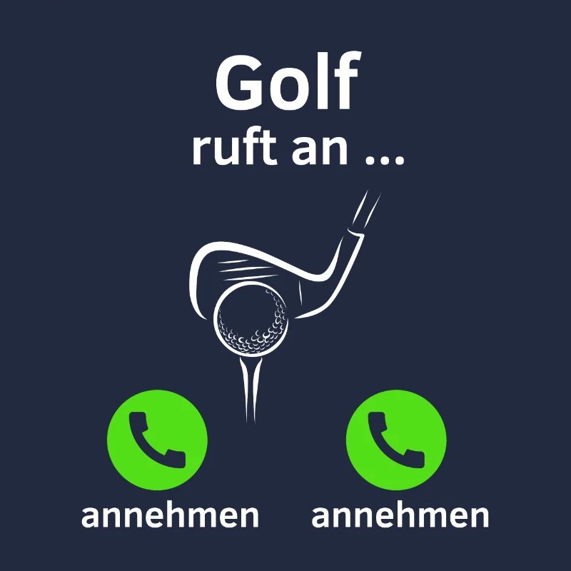 Golf ruft an - annehmen oder annehmen?