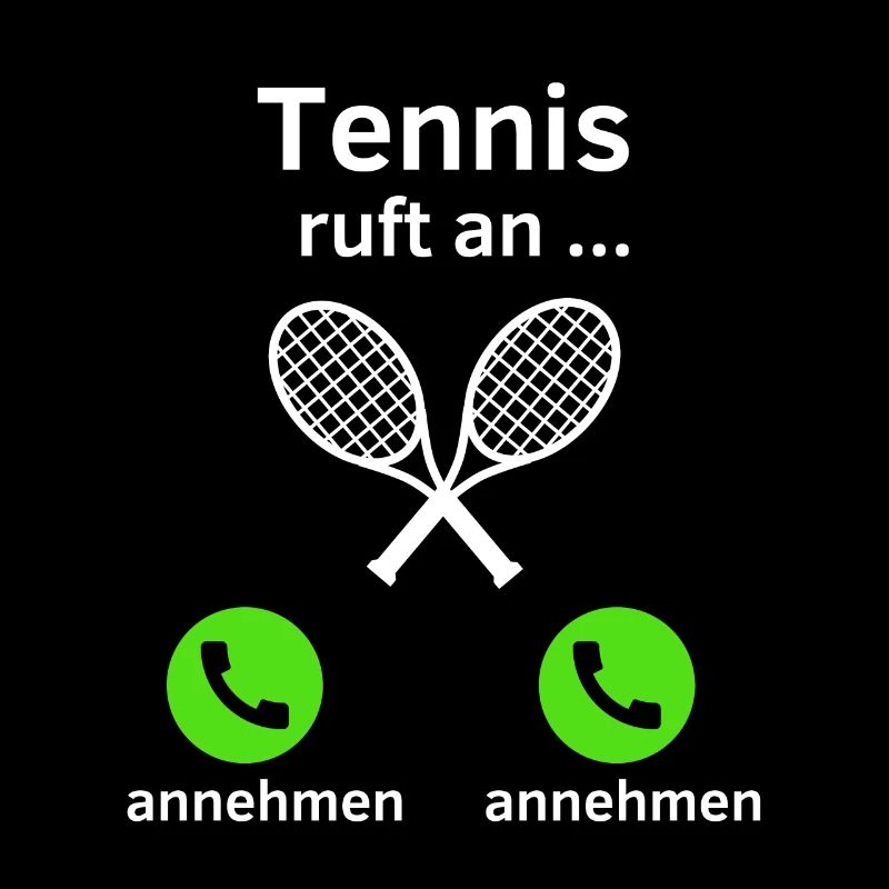 Tennis ruft an - annehmen oder annehmen?