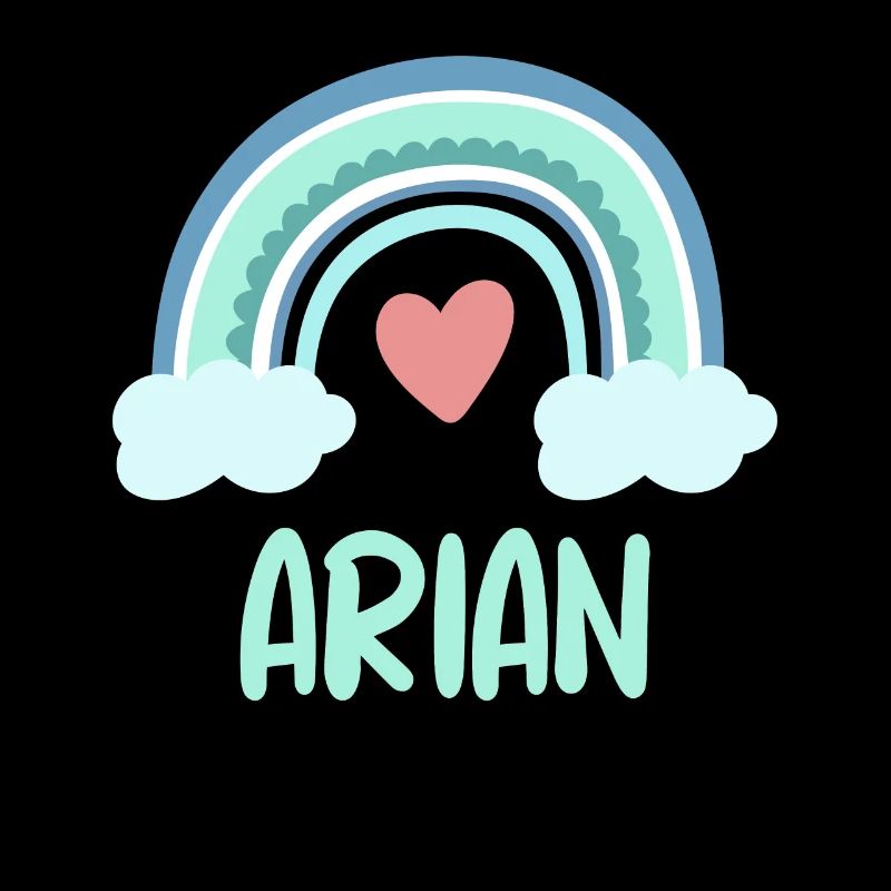 Arian Name Regenbogen Baby