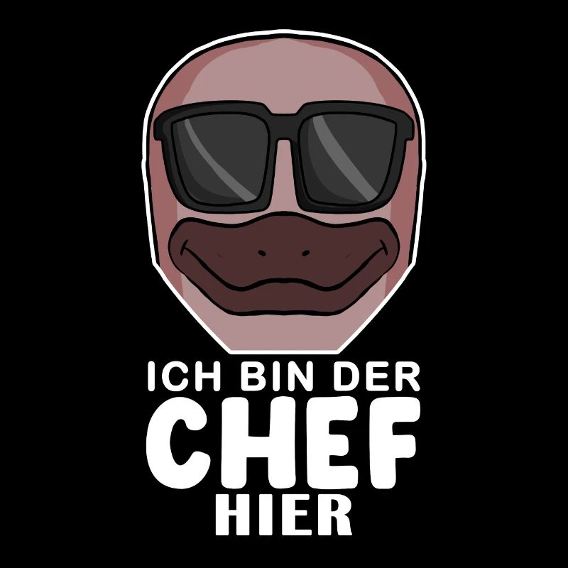 Cool Schnabeltier Chef Spruch