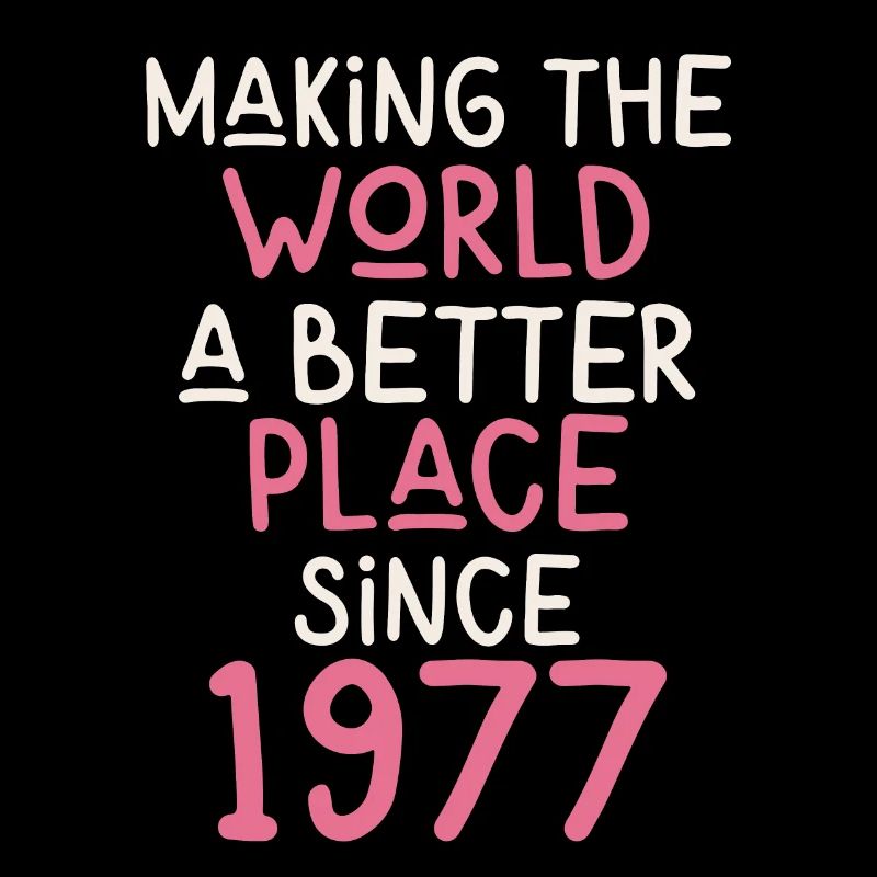 Making the World a better place since 1977