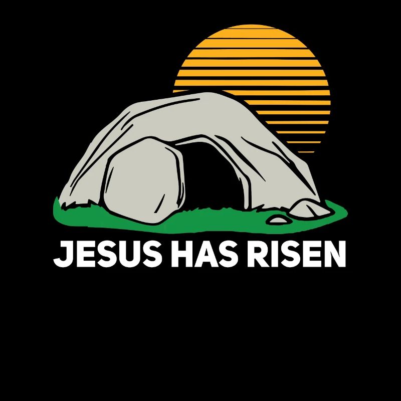 Il est ressuscité le dimanche de Pâques Cave Jésus