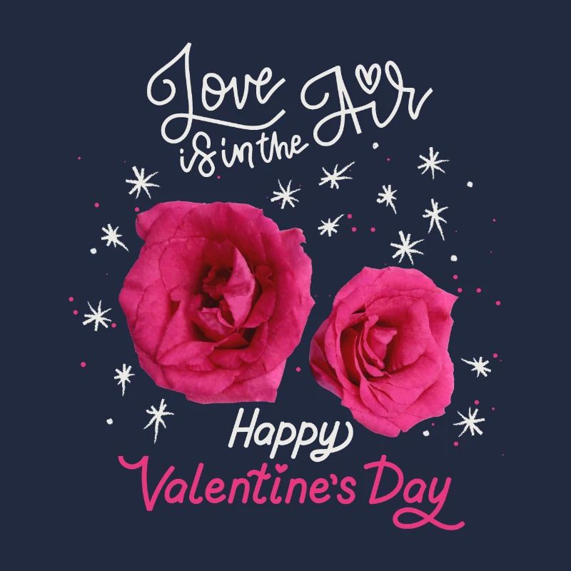 Valentine's Day, Love-Love Rose Pattern Rose Design