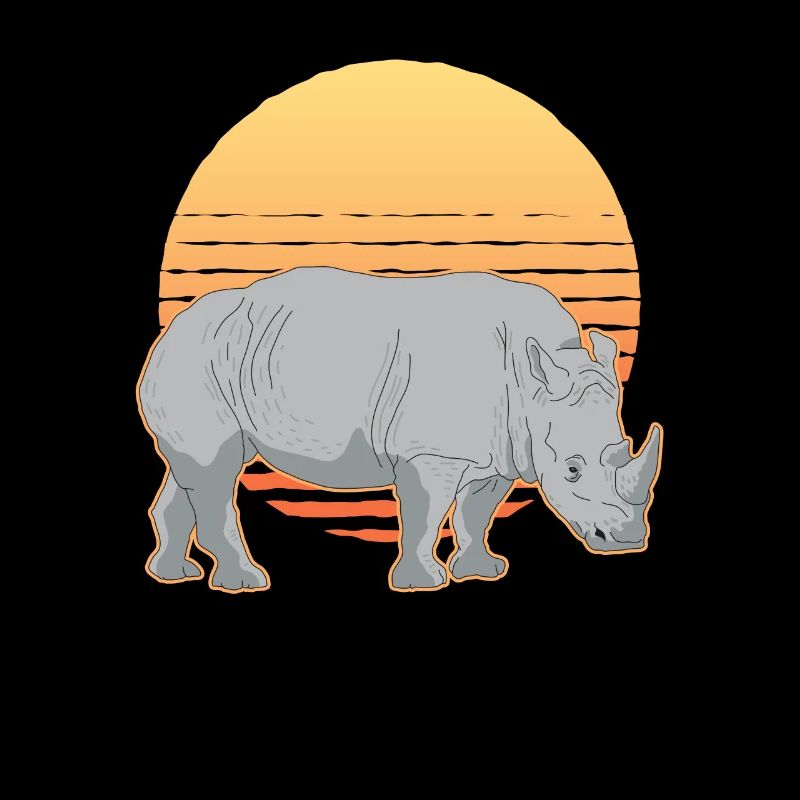 Nashorn Nashörner Rhinozeros Geschenk