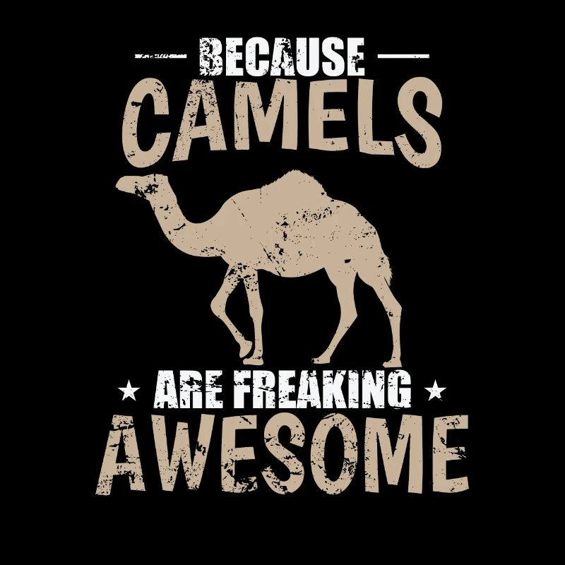 Parce que les chameaux sont effrayants Awesome Desert