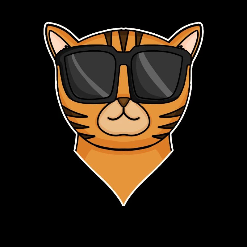 cool cat with sunglasses