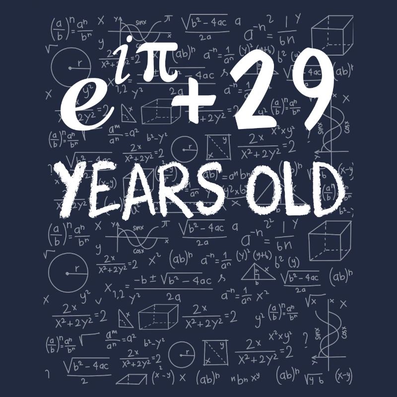 28. Geburtstag 28 Jahre alt Euler Identität