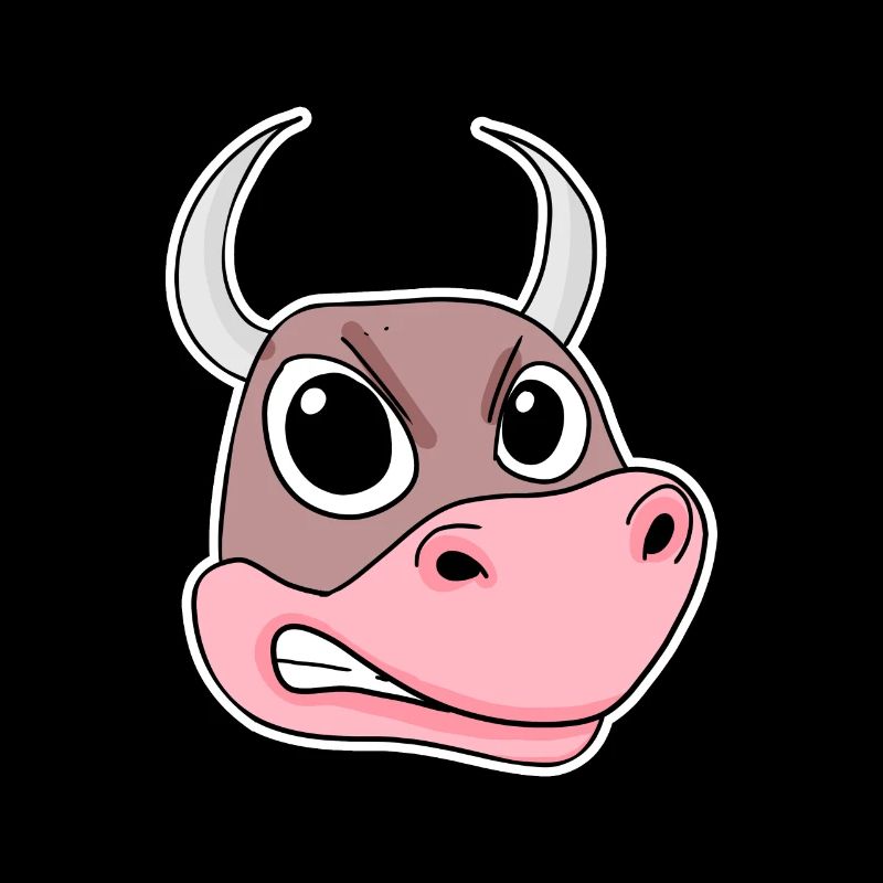 Taureau en colère