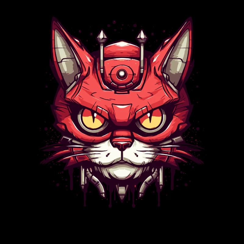 Urban Mecha Tech Cat Cat