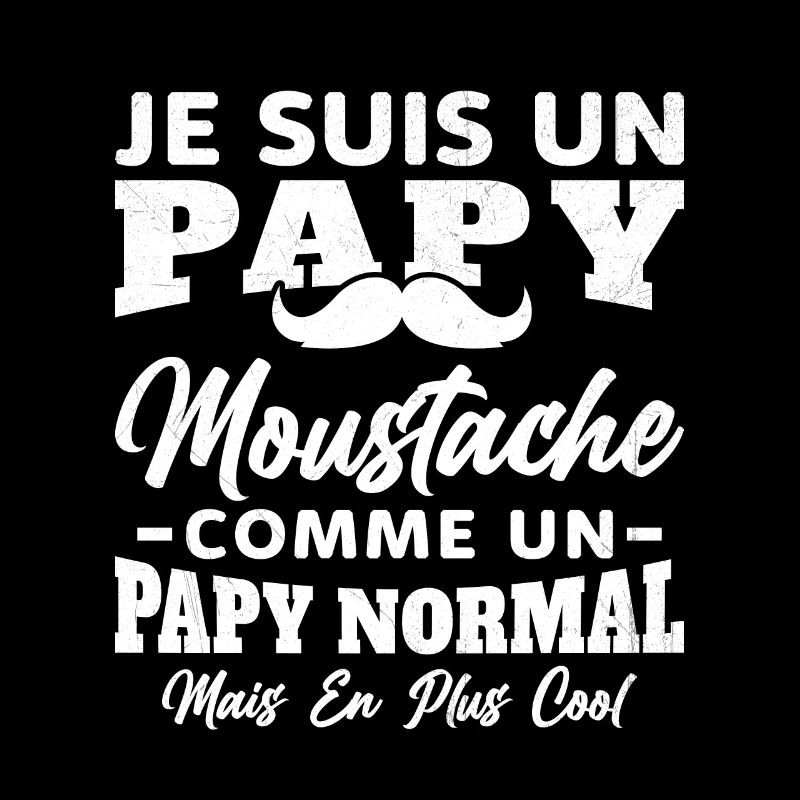 Un papy moustache comme un papy normal
