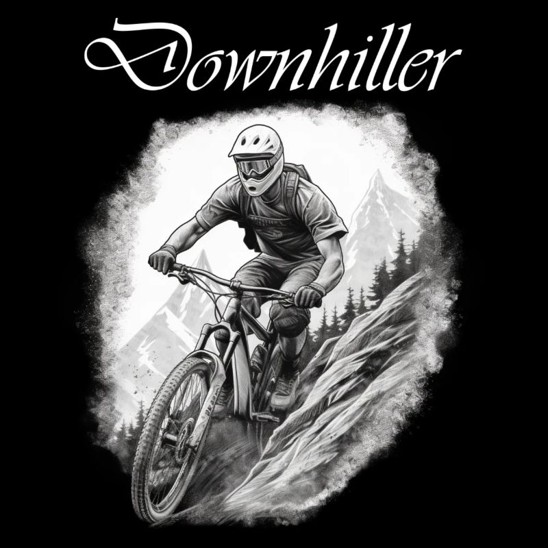 Downhiller white
