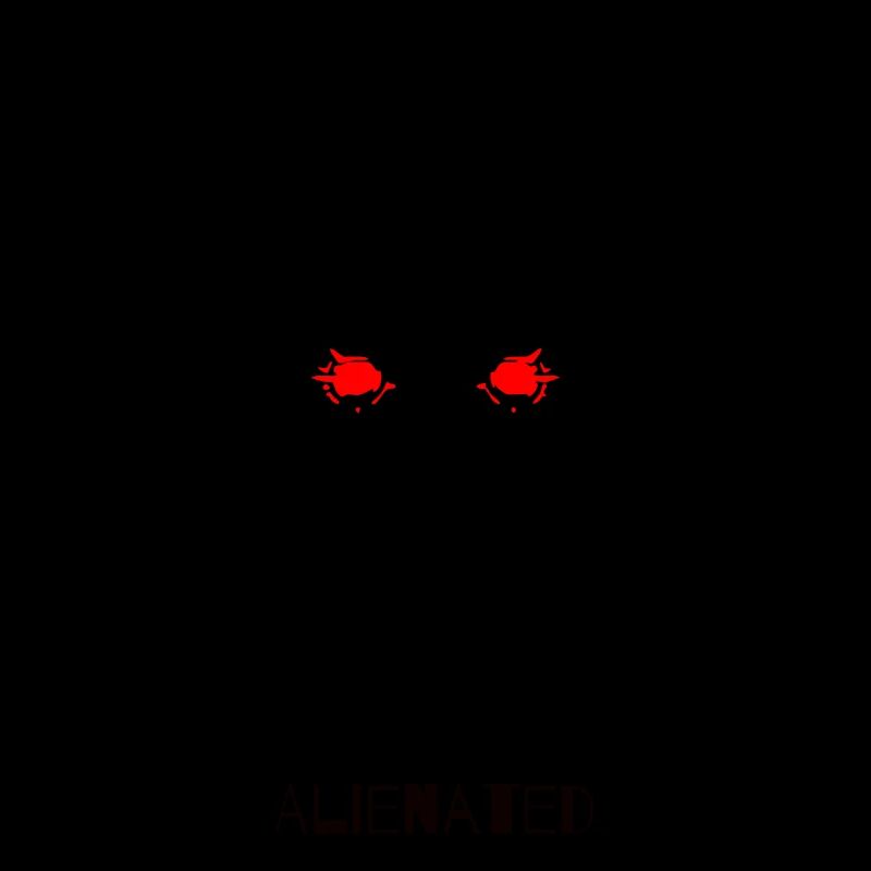 Visage extraterrestre aliéné