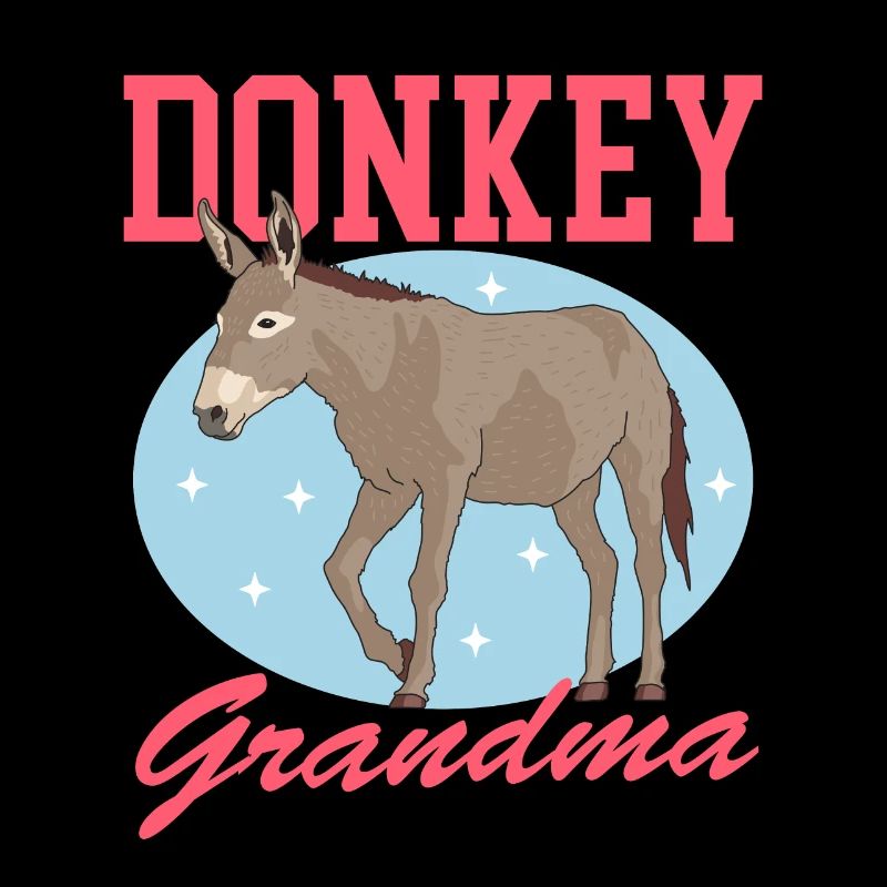 Donkey Granny Donkey Owner Donkey Lover Gift