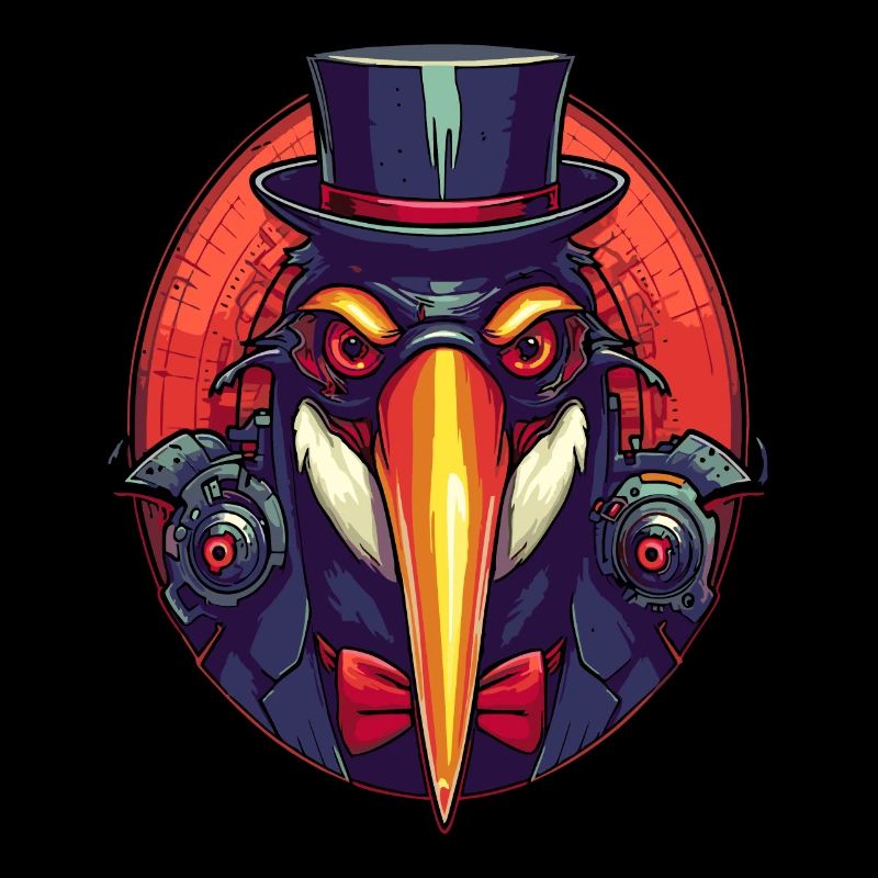 Pingouin gangster cool