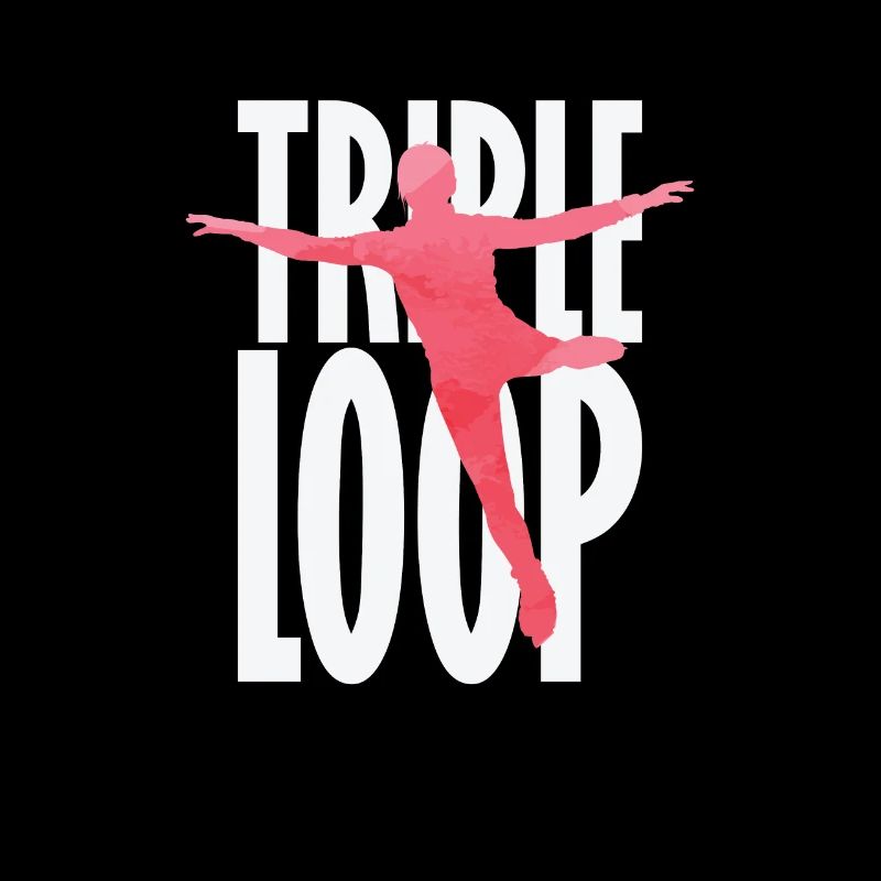 Triple Loop Eiskunstlauf