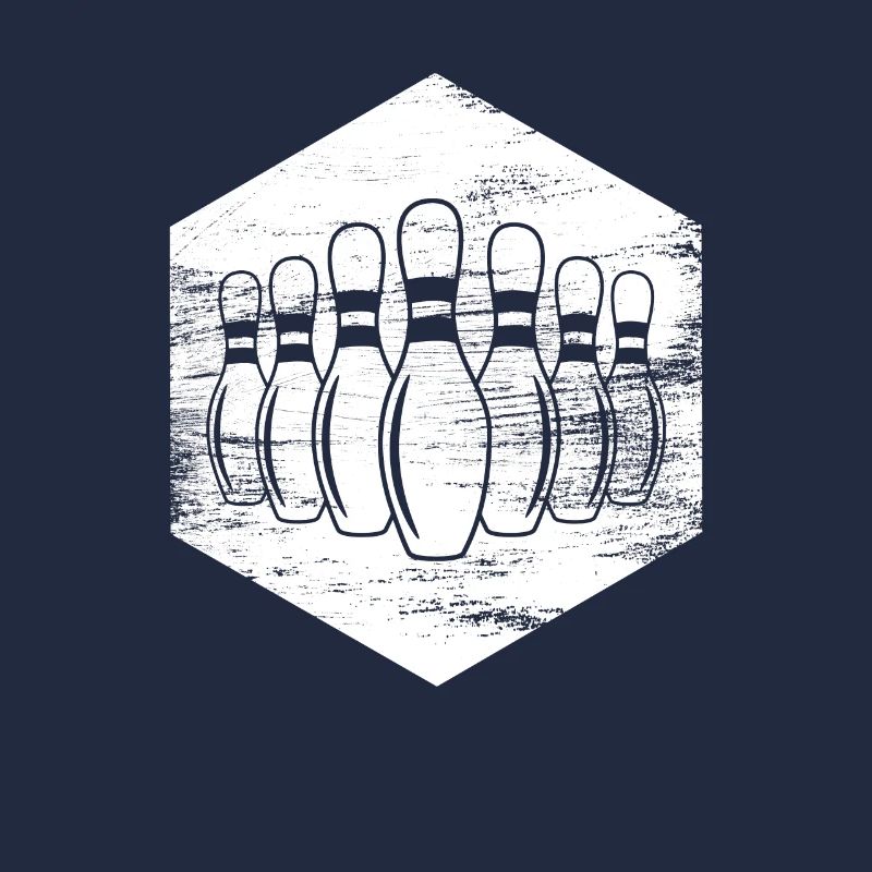 Dessin d’épingles de bowling