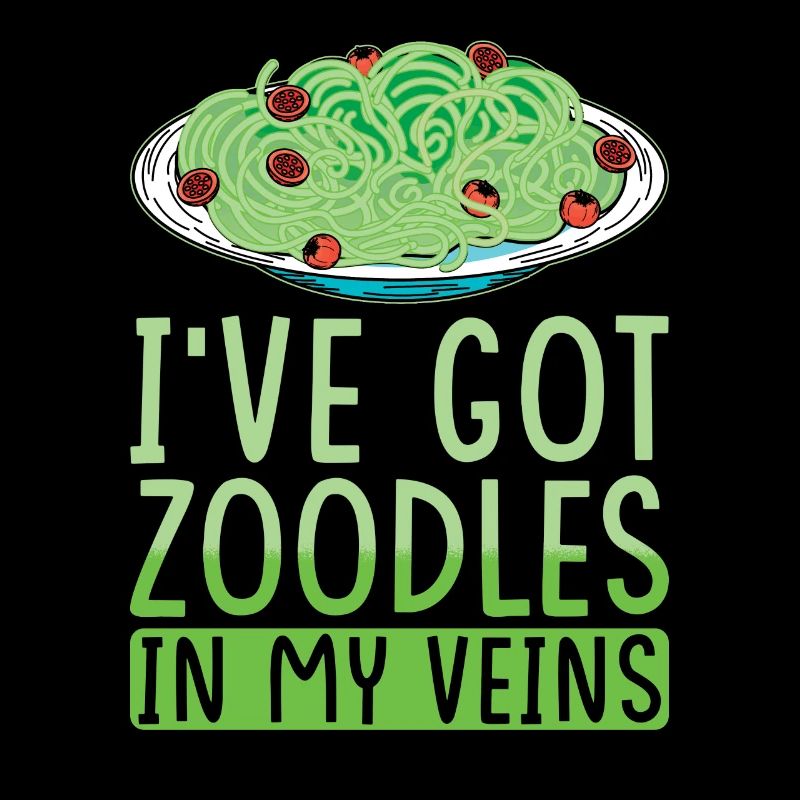 Zoodles Zucchini Pasta Spruch