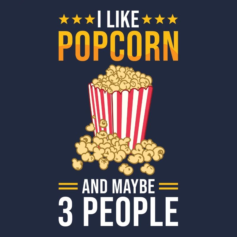 Popcorn Lover Gift Funny Popcorn