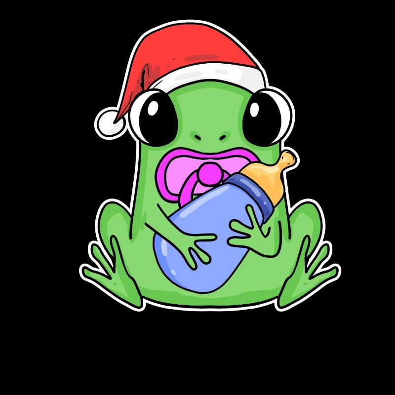 Grenouille bébé Noël