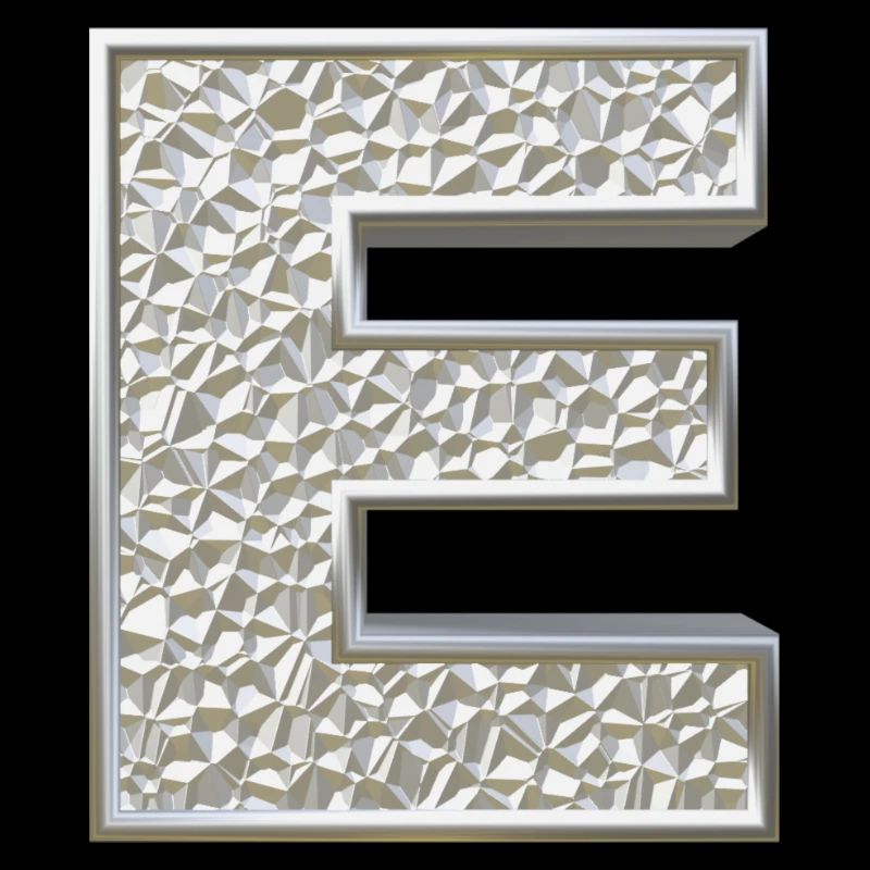 E, letter, letter E, initial, initial E, monogram,