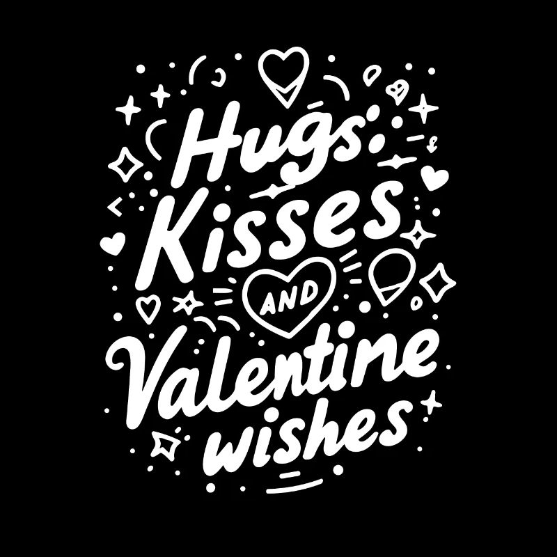 Câlins Bisous Saint-Valentin Souhaits