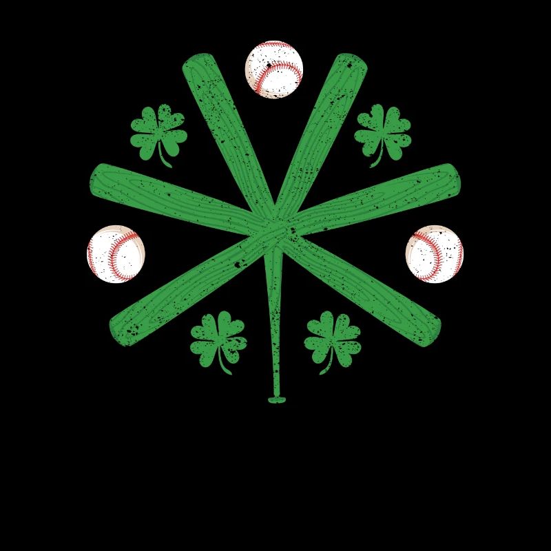 Drôle de batte de baseball Shamrock Shamrock