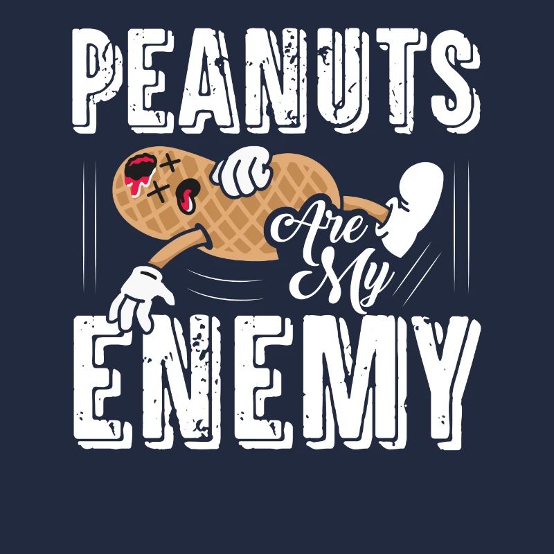 Peanuts Are My Enemy Awareness Nut Allergic