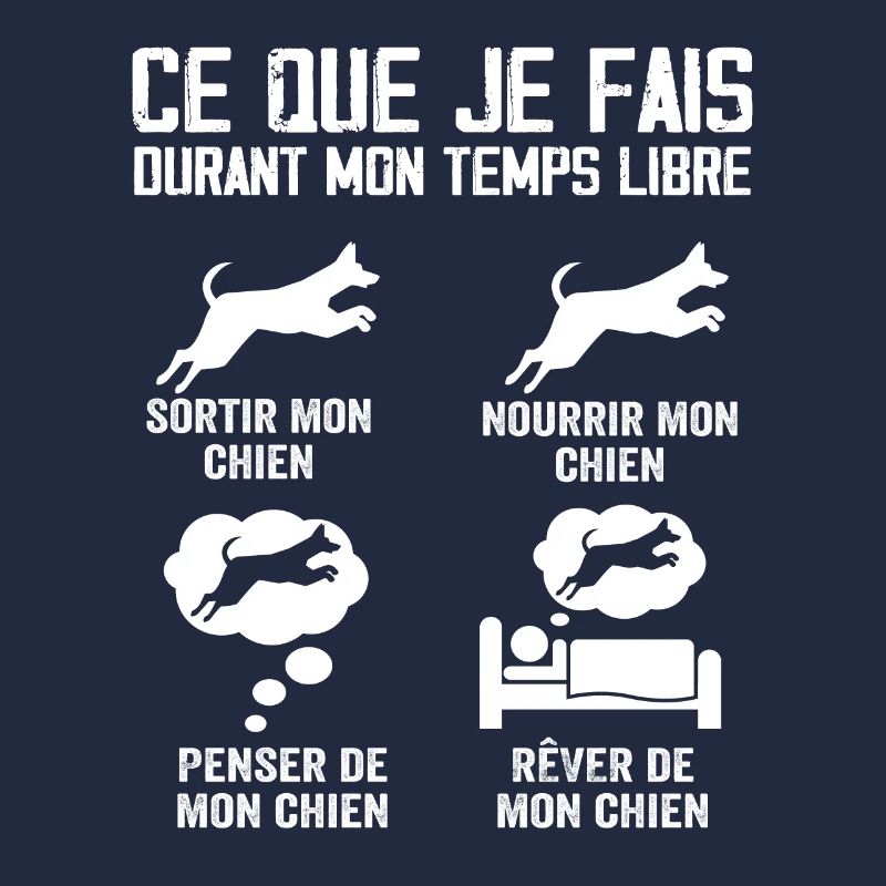 Ce que je fais durant mon temps libre Chien