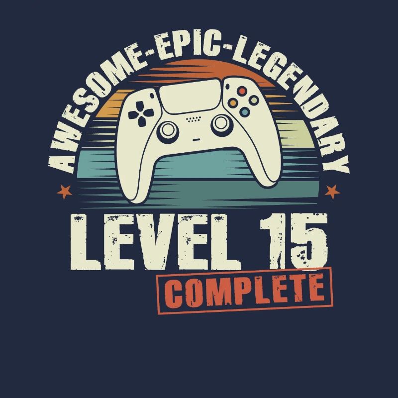 Level 15 Complete Geschenk zum 15. Geburtstag