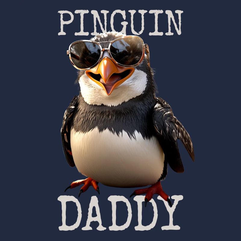 Penguin Daddy Dad Dad Father Penguins Father's Day