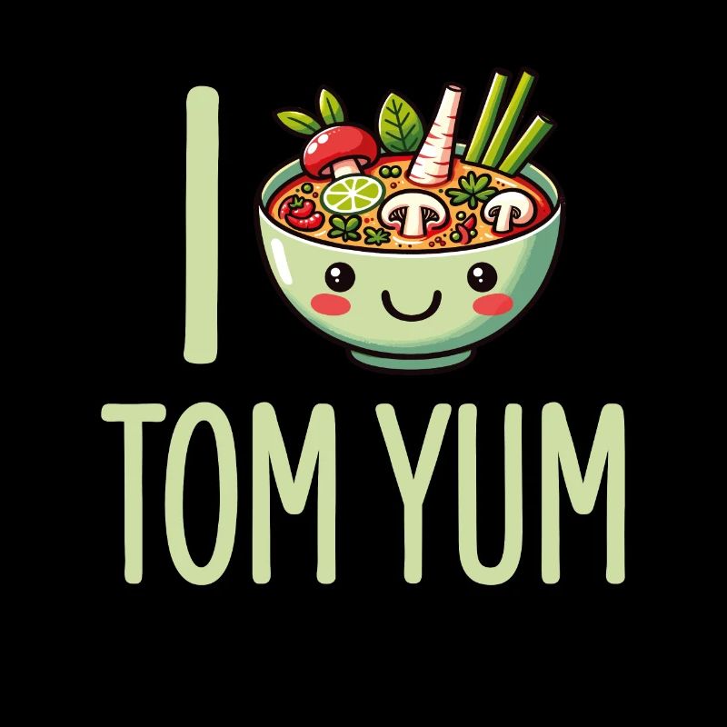 Tom Yum Soup Enthusiast Art - Einzigartige thailändische Küche