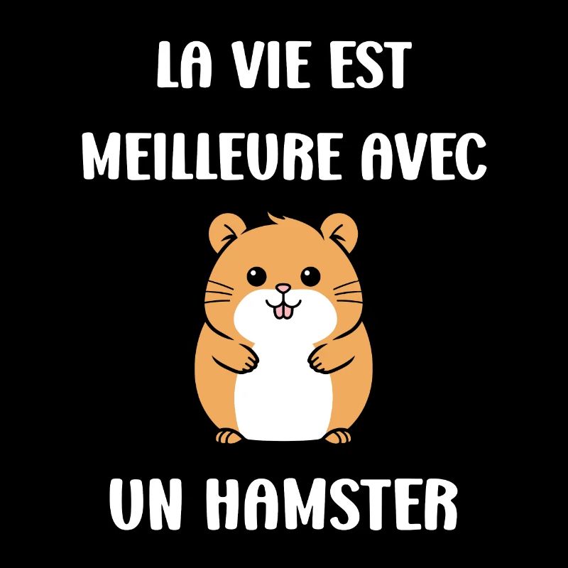 Mignon Humour petit hamster