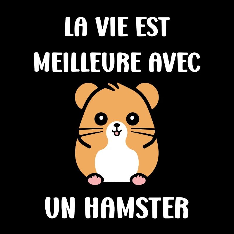 Mignon Humour petit hamster