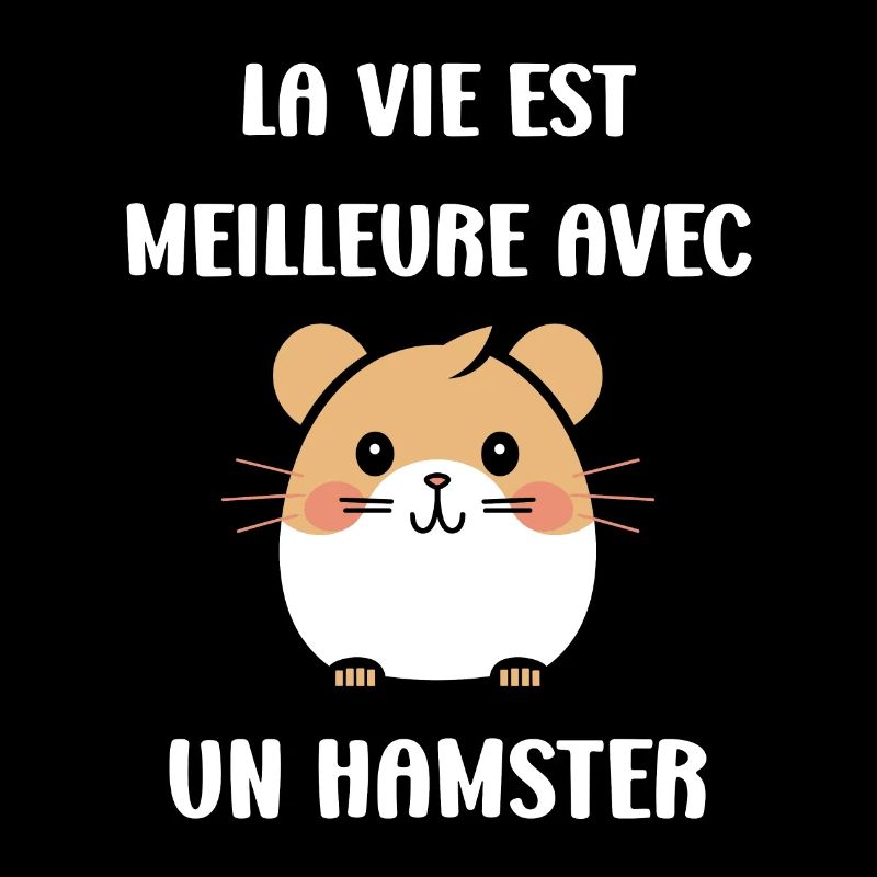 Mignon Humour petit hamster