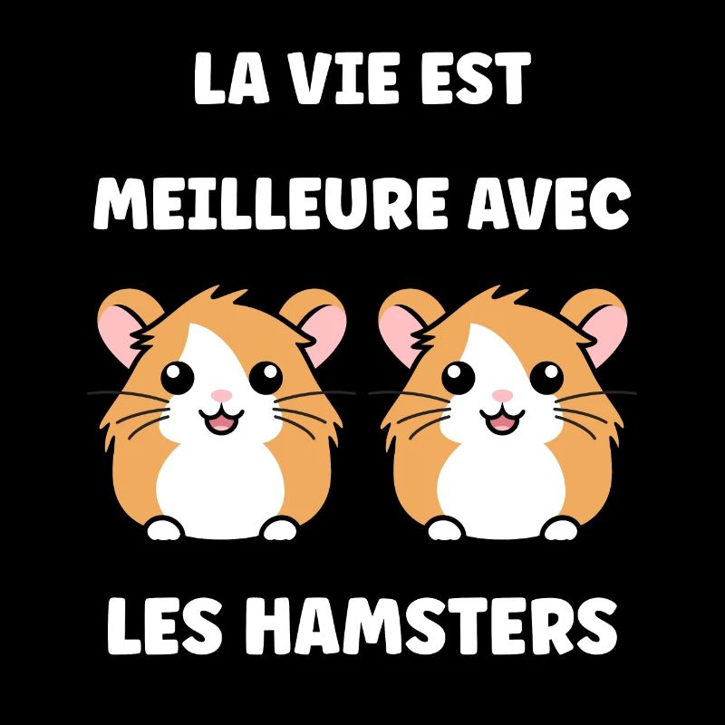 Mignon Humour petit hamster