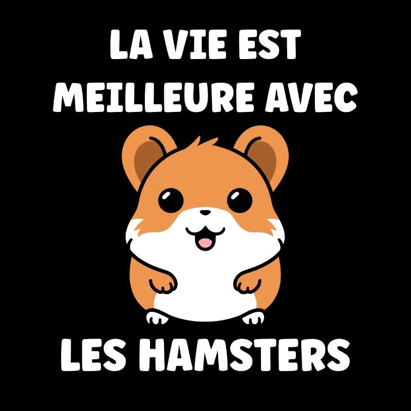 Mignon Humour petit hamster
