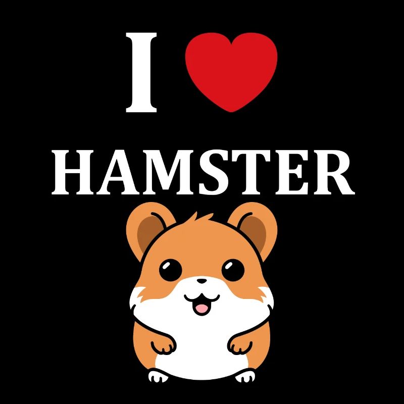 Mignon Humour petit hamster